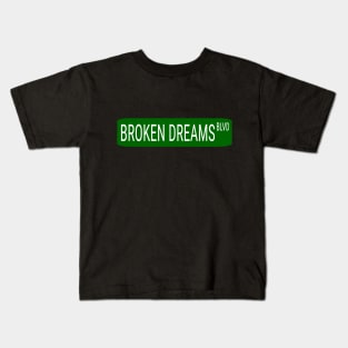 Boulevard of Broken Dreams Sign Kids T-Shirt